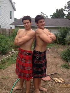 boys in kilts